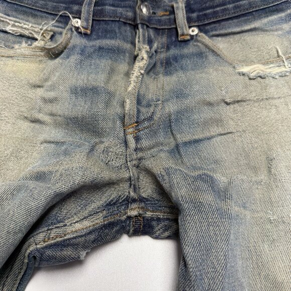 APC New Standard Selvedge Jeans Mens 28 Distressed Denim - Picture 6 of 16